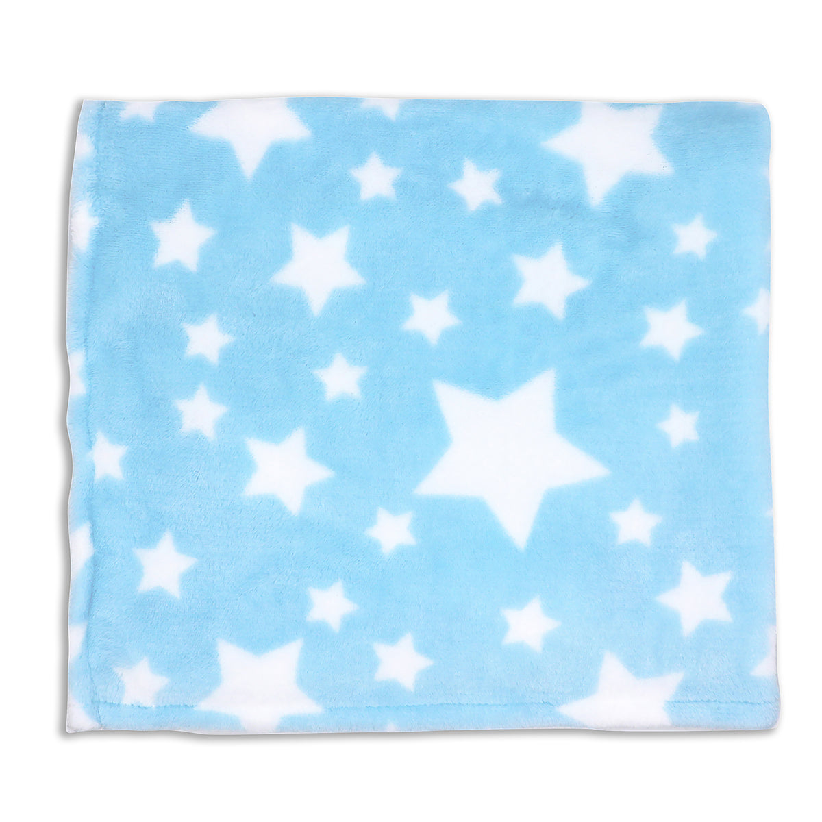 Baby Mode Baby Boys and Baby Girls Stars 7 Piece Baby Blanket Gift Set, Blue