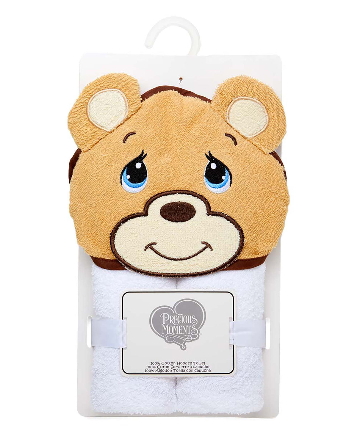 Precious Moments Baby Boy and Baby Girls Precious Moments Hooded Bath Towel, Bear