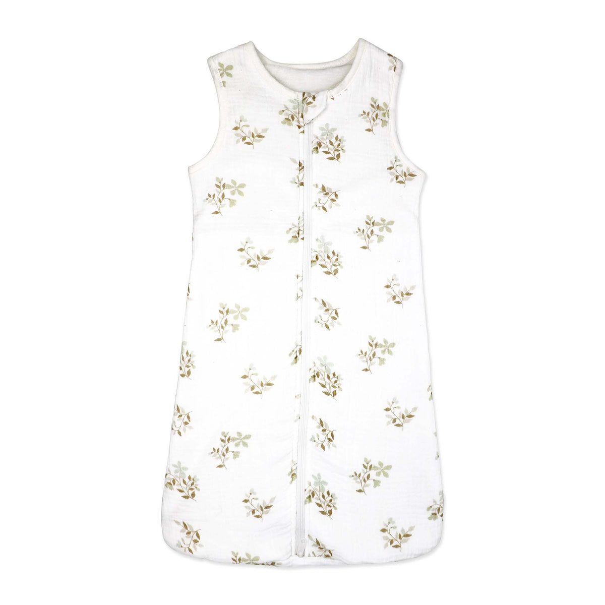 Baby Mode Baby Boys and Baby Girls Muslin Sleep Sack Tan Sprigs, 6-12M