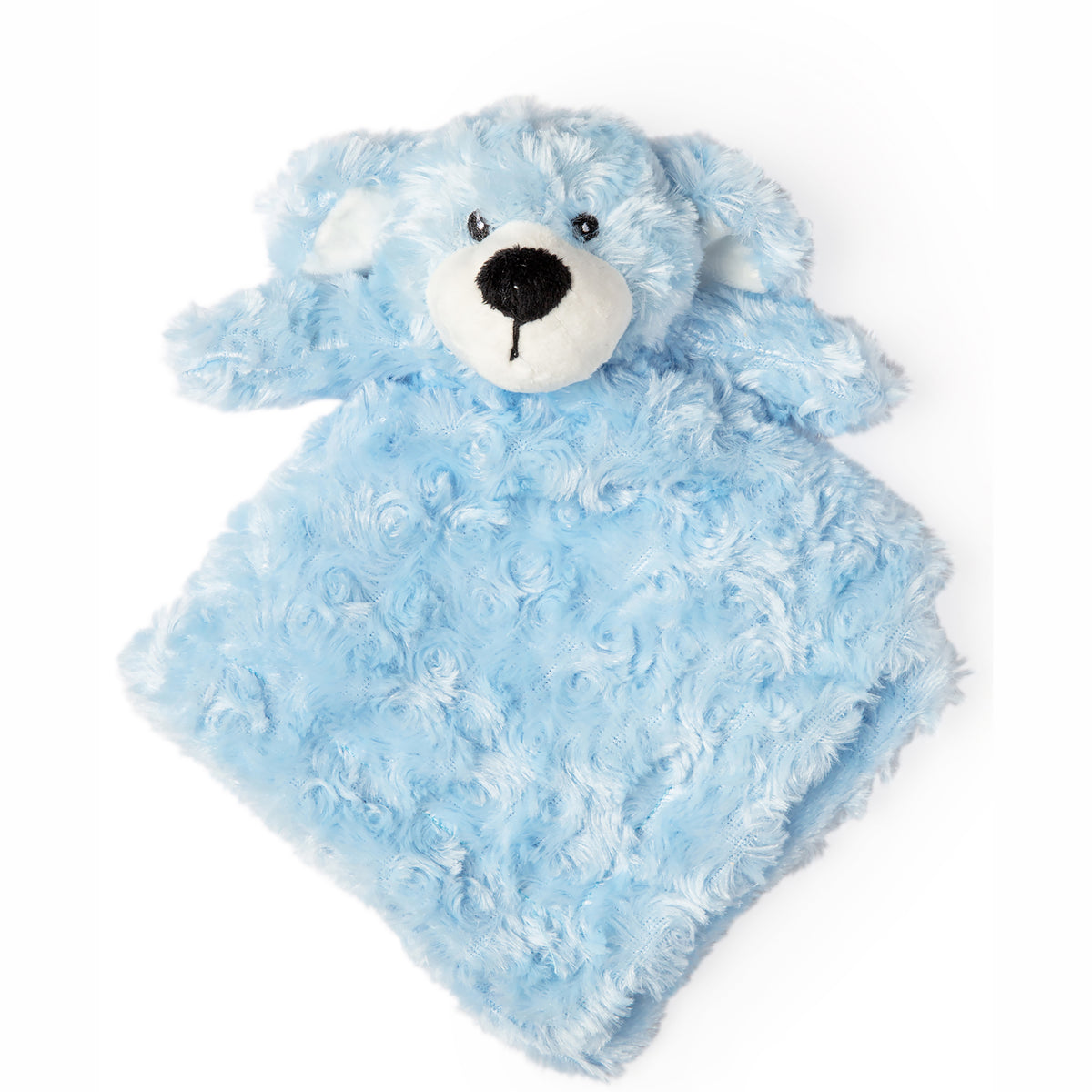 necessities by tendertyme Baby Boys And Baby Girls Curly Plush Lovey Nunu, Blue