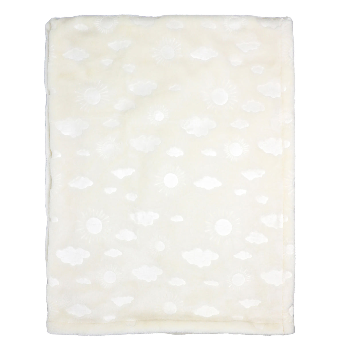 3 Stories Trading Company Baby Boys and Baby Girls 5 Piece Embossed Baby Blanket Gift Set, Ivory