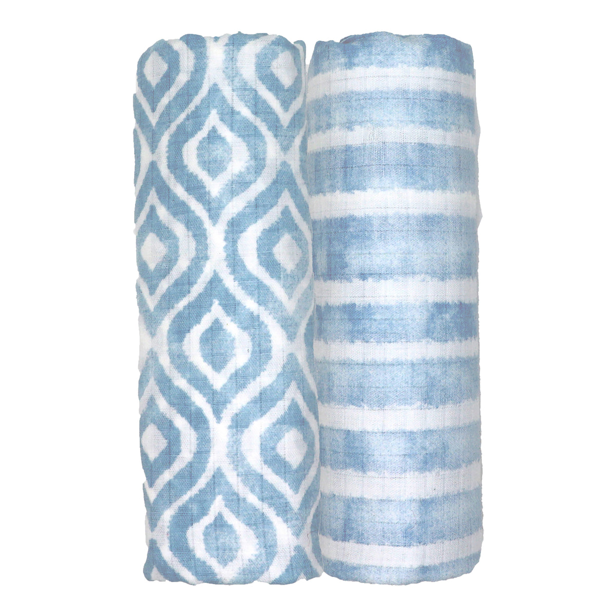 3 Stories Trading Company Baby Boys and Baby Girls 3 Piece Embossed Baby Blanket Gift Set, Blue Trucks