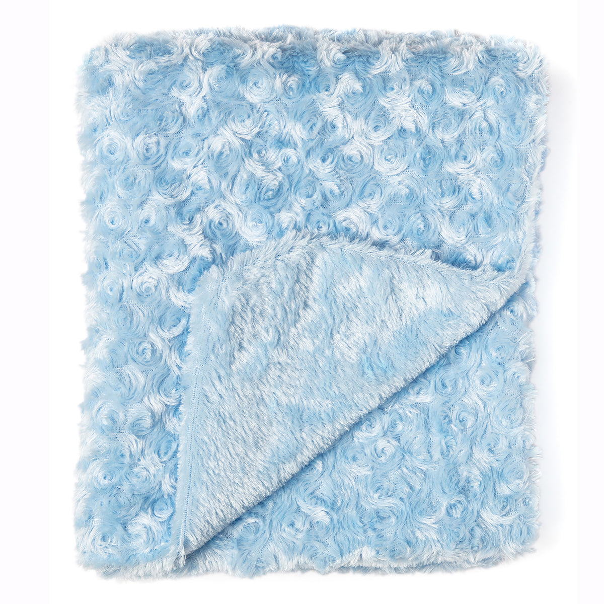 Baby Mode Baby Boys and Girls Plush Blanket with Nunu Gift Set, Blue