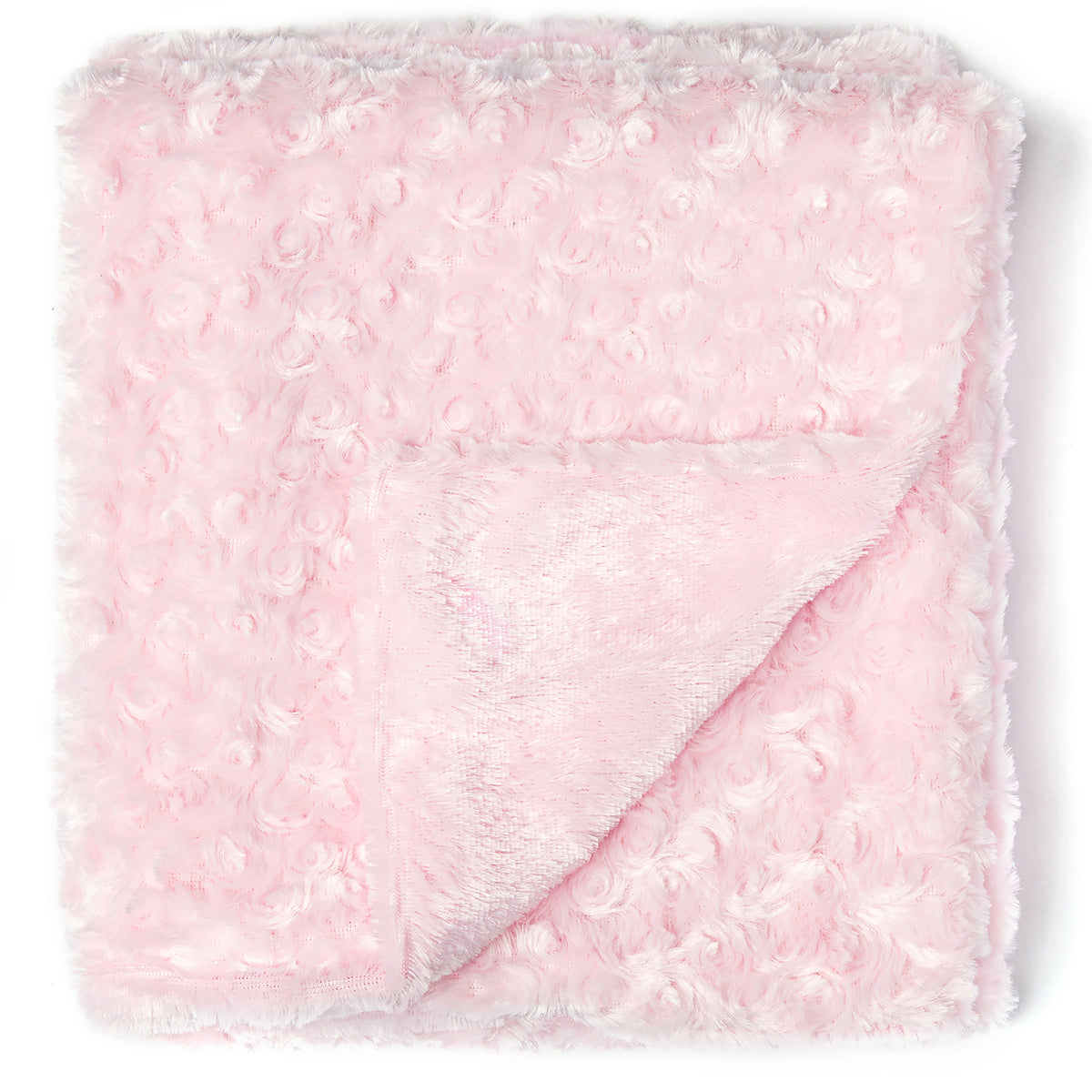 Baby Mode Baby Boys and Girls Plush Blanket with Nunu Gift Set, Pink