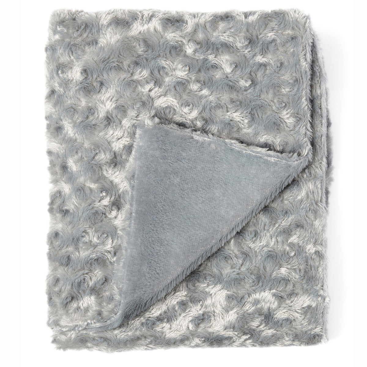 Baby Mode Baby Boys and Girls Plush Blanket with Nunu Gift Set, Gray