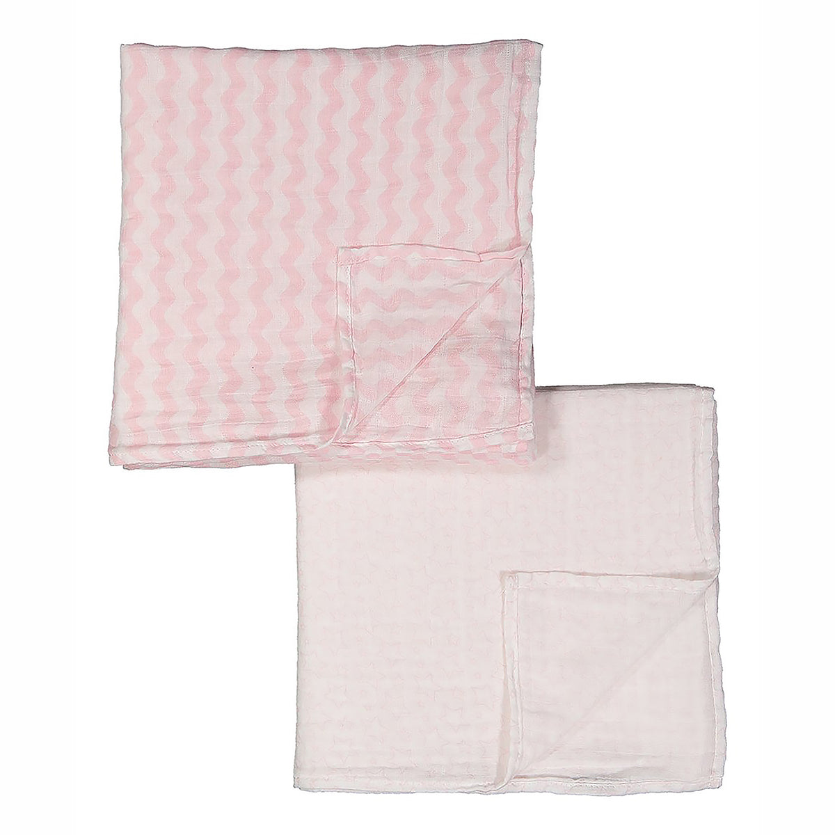 Baby Mode Baby Boys and Baby Girls Stars 7 Piece Baby Blanket Gift Set, Pink