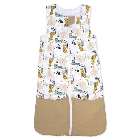 Muslin Sleep Sack Tan Safari, 0-6M