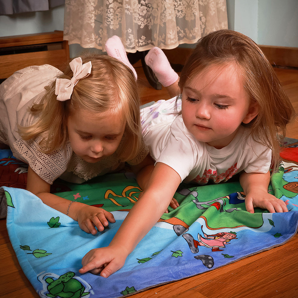 Pipp & Spalding Springtime in The Woodlands Seek-and-Find Blanket & Story, Coloring Book Bundle