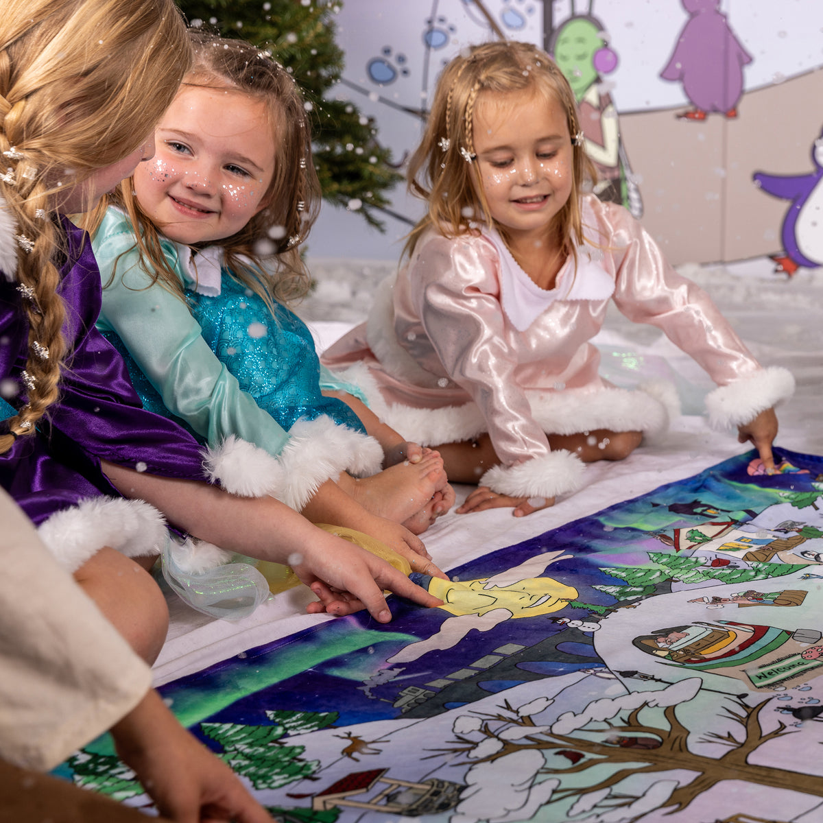 Pipp & Spalding Winter in The Woodlands Seek-and-Find Blanket & Story, Activity, and Coloring Book Bundle