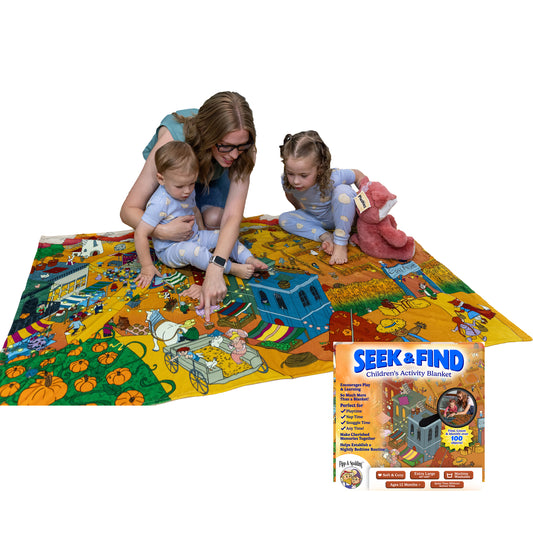 Pipp & Spalding Seek-and-Find Autumn in the Woodlands Interactive Blanket