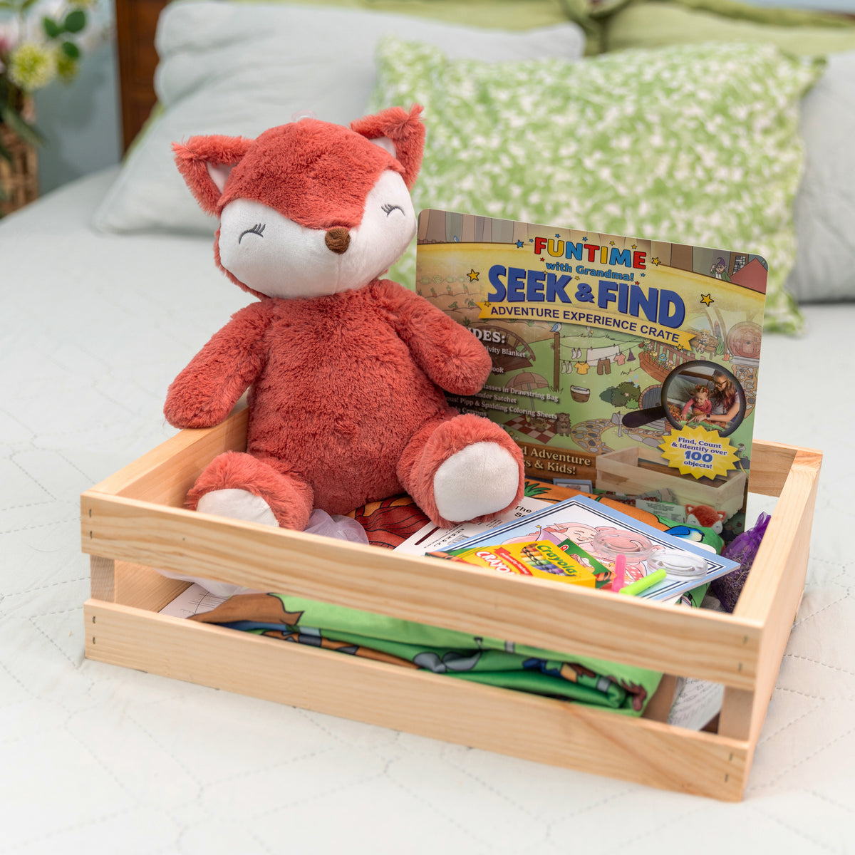 Funtime with Grandma! Pipp & Spalding Seek & Find Springtime in The Woodlands Experience Gift Crate