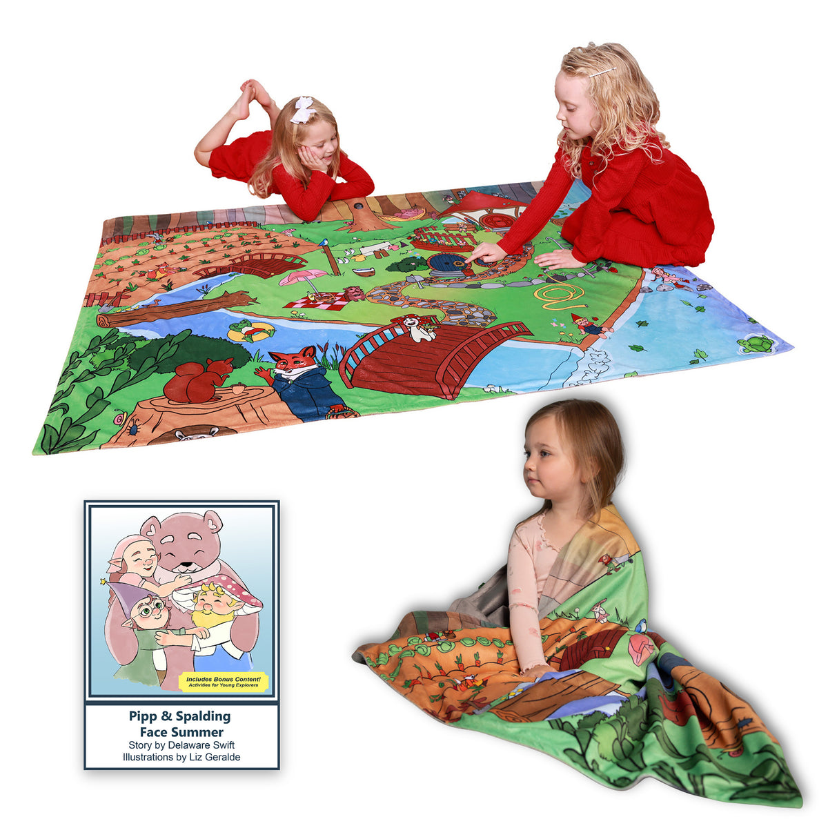 Pipp & Spalding Seek-and-Find Springtime in the Woodlands Interactive Blanket and Activity Book
