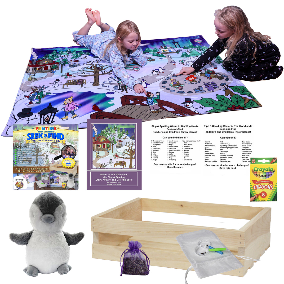Pipp & Spalding Funtime with Grandma! Winter in The Woodlands Experience Gift Crate