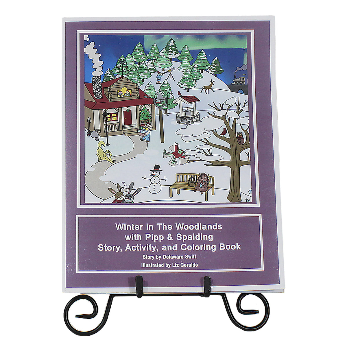 Pipp & Spalding Winter in The Woodlands Story, Activity, and Coloring Book