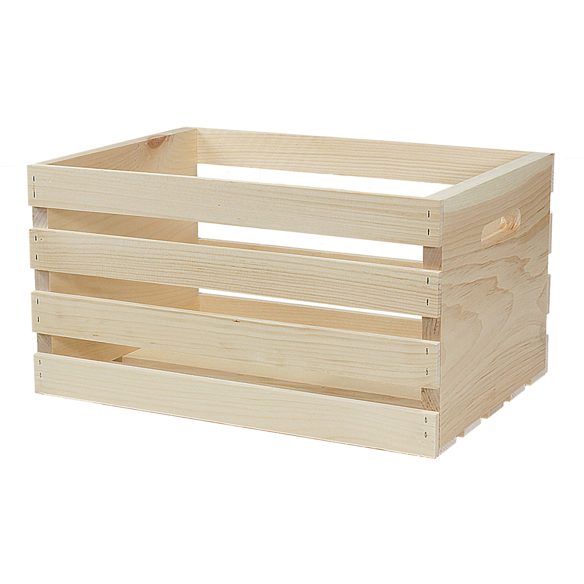 3 Stories Trading Company Extra Large 18" Unfinished Pine Pallet Style Crate