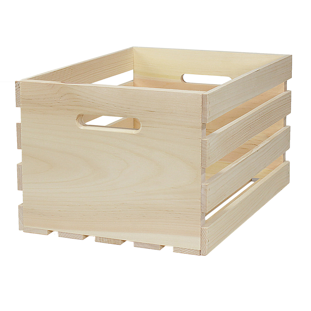 3 Stories Trading Company Extra Large 18" Unfinished Pine Pallet Style Crate