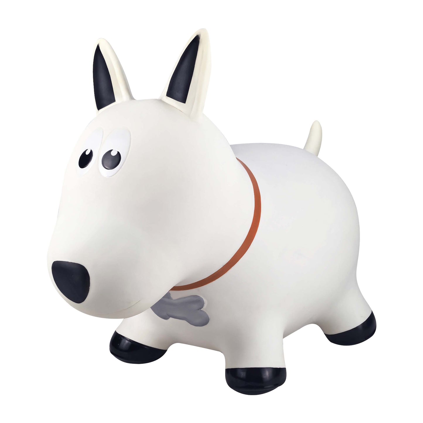 Farm Hoppers Toddler and Kids Inflatable Dog Hopper Toy, Yellow