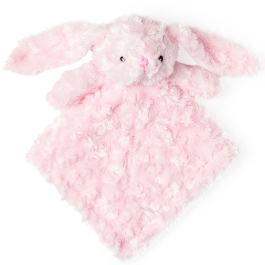 necessities by tendertyme Baby Boys And Baby Girls Curly Plush Lovey Nunu, Pink