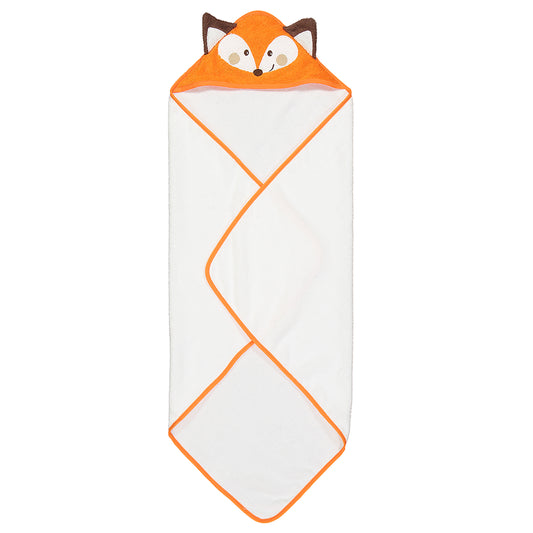 Jesse & Lulu Baby Boys and Girls Fox Hooded Bath Towel