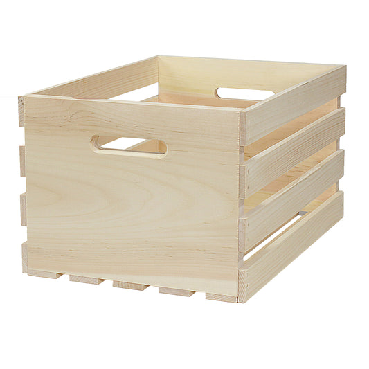 3 Stories Trading Company Extra Large 18" Unfinished Pine Pallet Style Crate