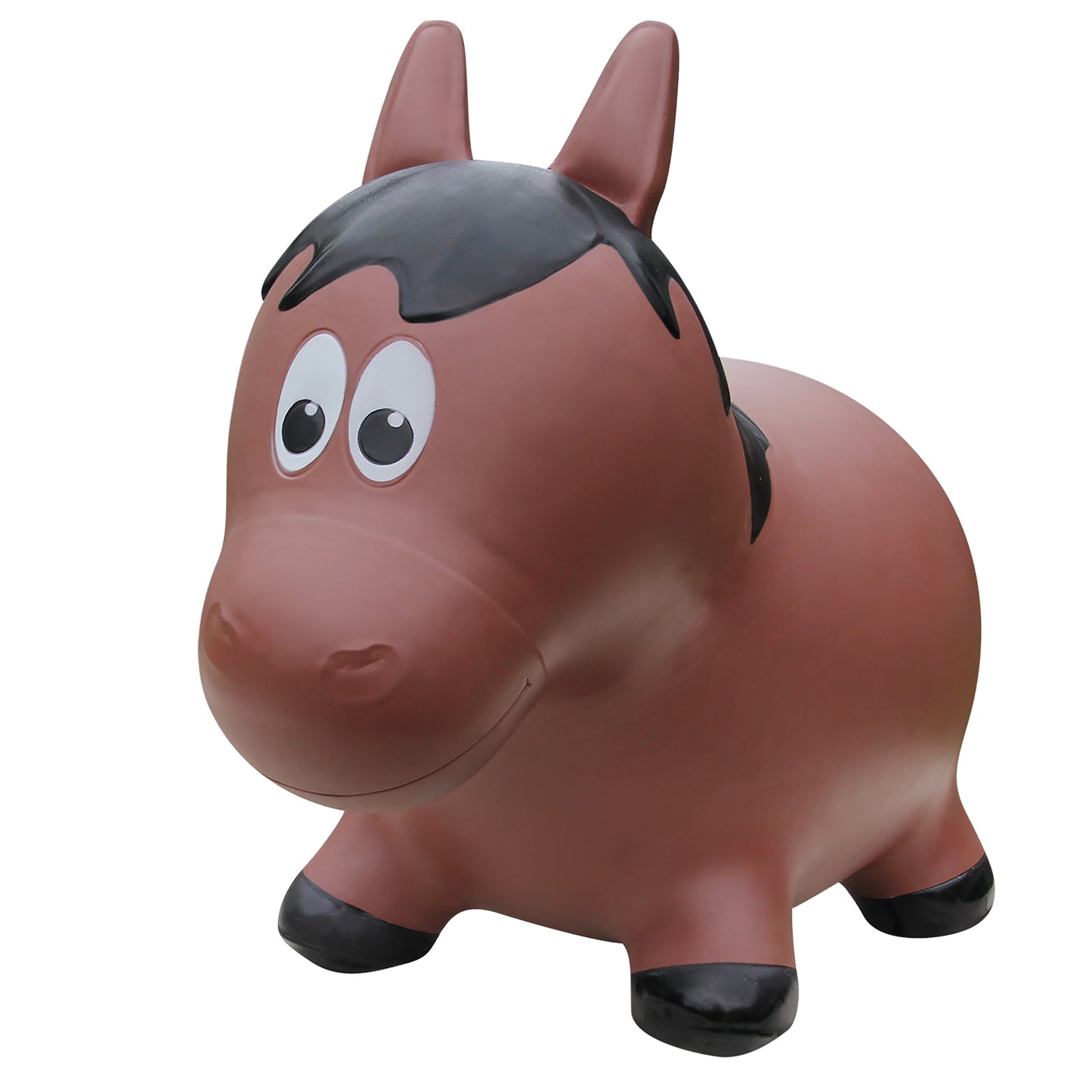 Farm Hoppers Toddler and Kids Inflatable Horse Hopper Toy, Brown