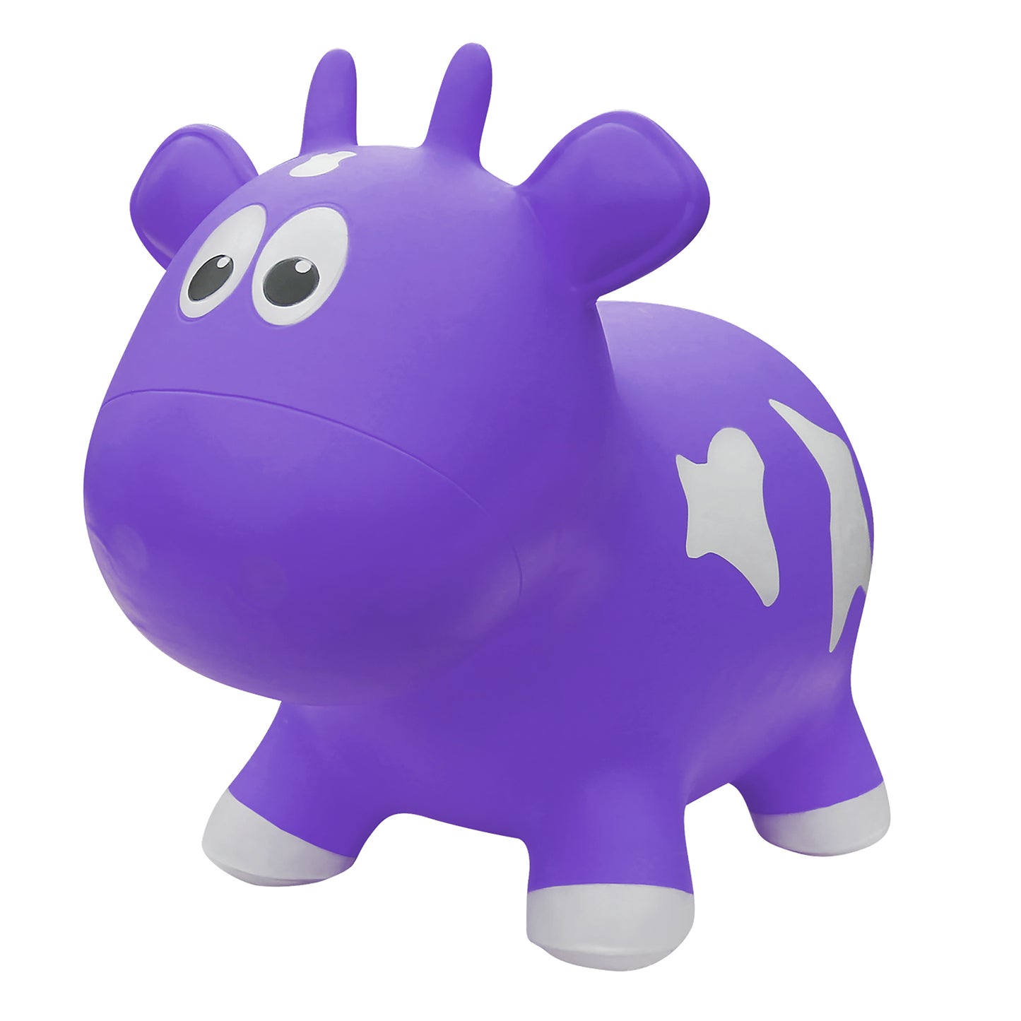 Farm Hoppers Toddler and Kids Inflatable Cow Hopper Toy, Purple