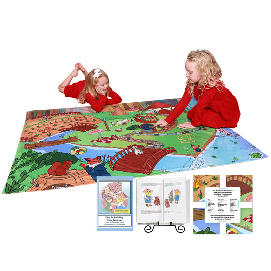 Pipp & Spalding Seek-and-Find Springtime in the Woodlands Interactive Blanket and Activity Book