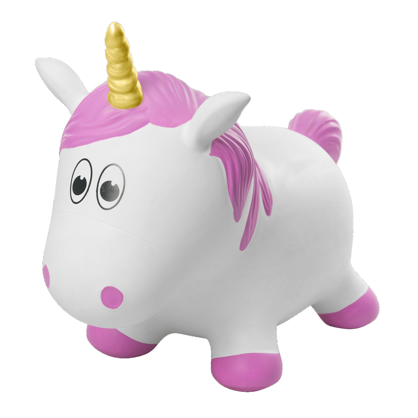 Fantasy Hoppers Toddler and Kids Unicorn Hopper Toy, Pink & White