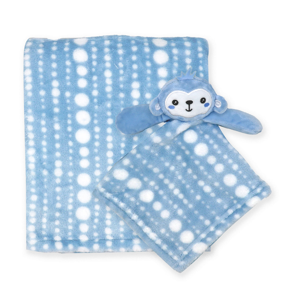 activities by baby mode Baby Boys and Baby Girls Baby Blanket with Animal Lovey Nunu Gift Set, Monkey