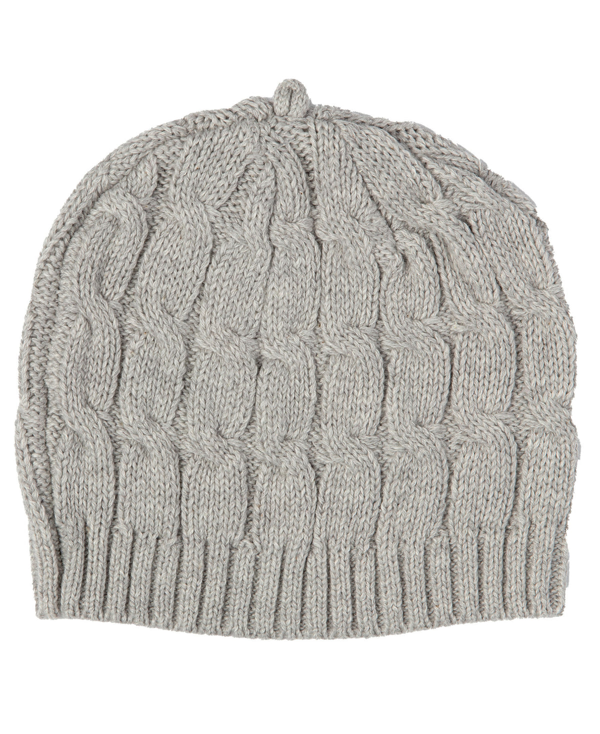 Baby Mode Signature Baby Boys and Girls Beanie Hat Cable Knit, 0-6M, Gray