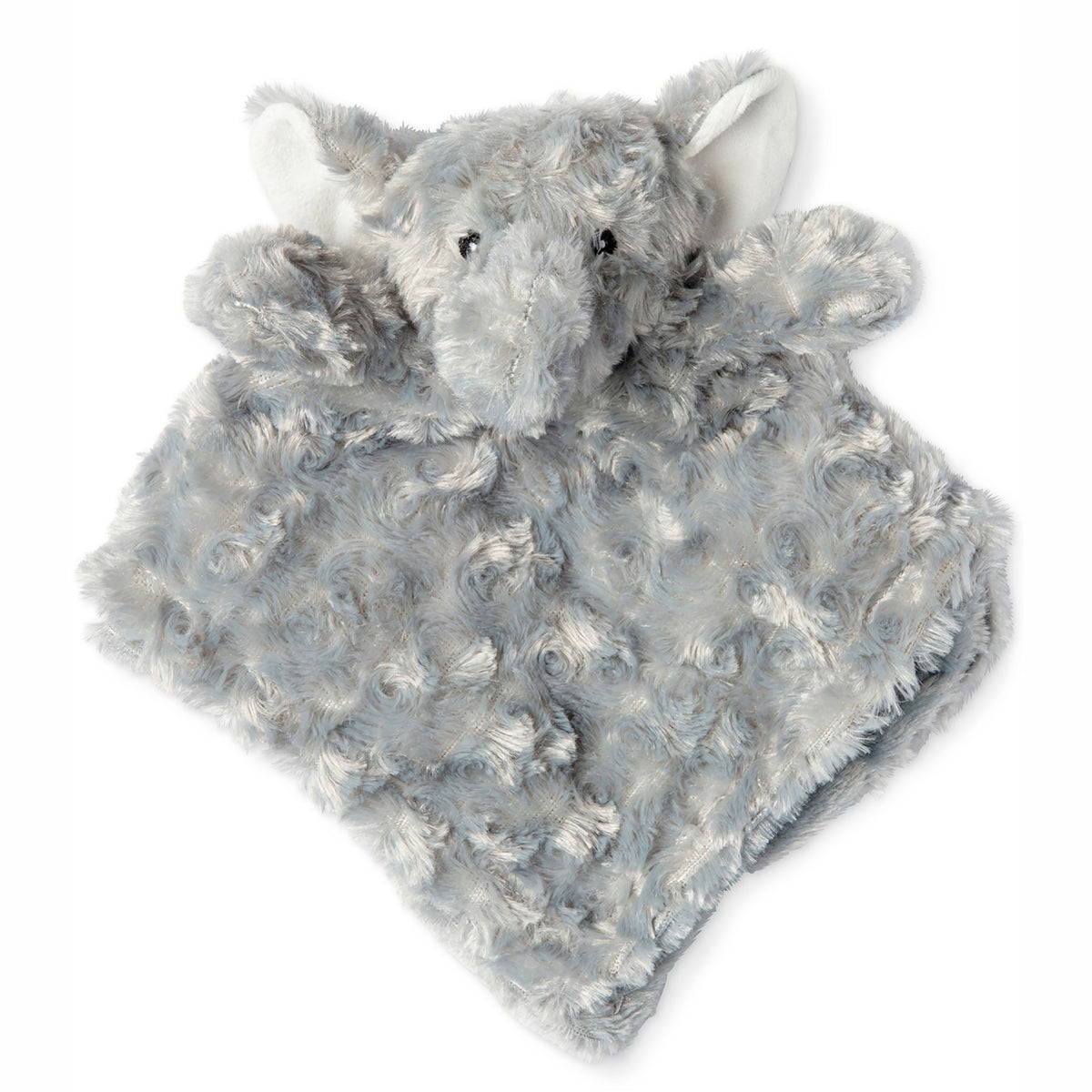 necessities by tendertyme Baby Boys And Baby Girls Curly Plush Lovey Nunu, Gray